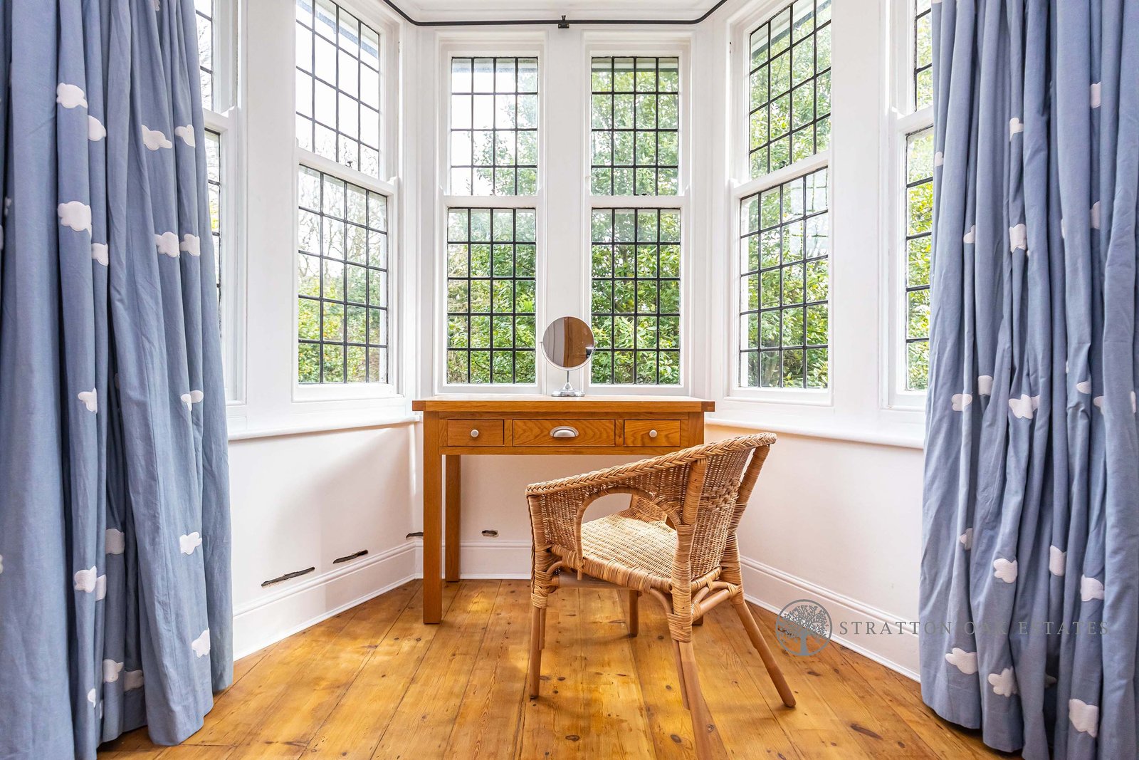 Bay window workspace